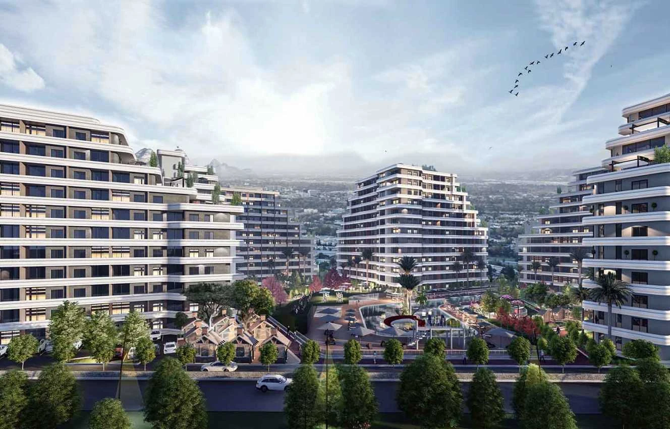 housebind Современный жилой комплекс, в тихом и спокойном районе Томюк/Мерсин