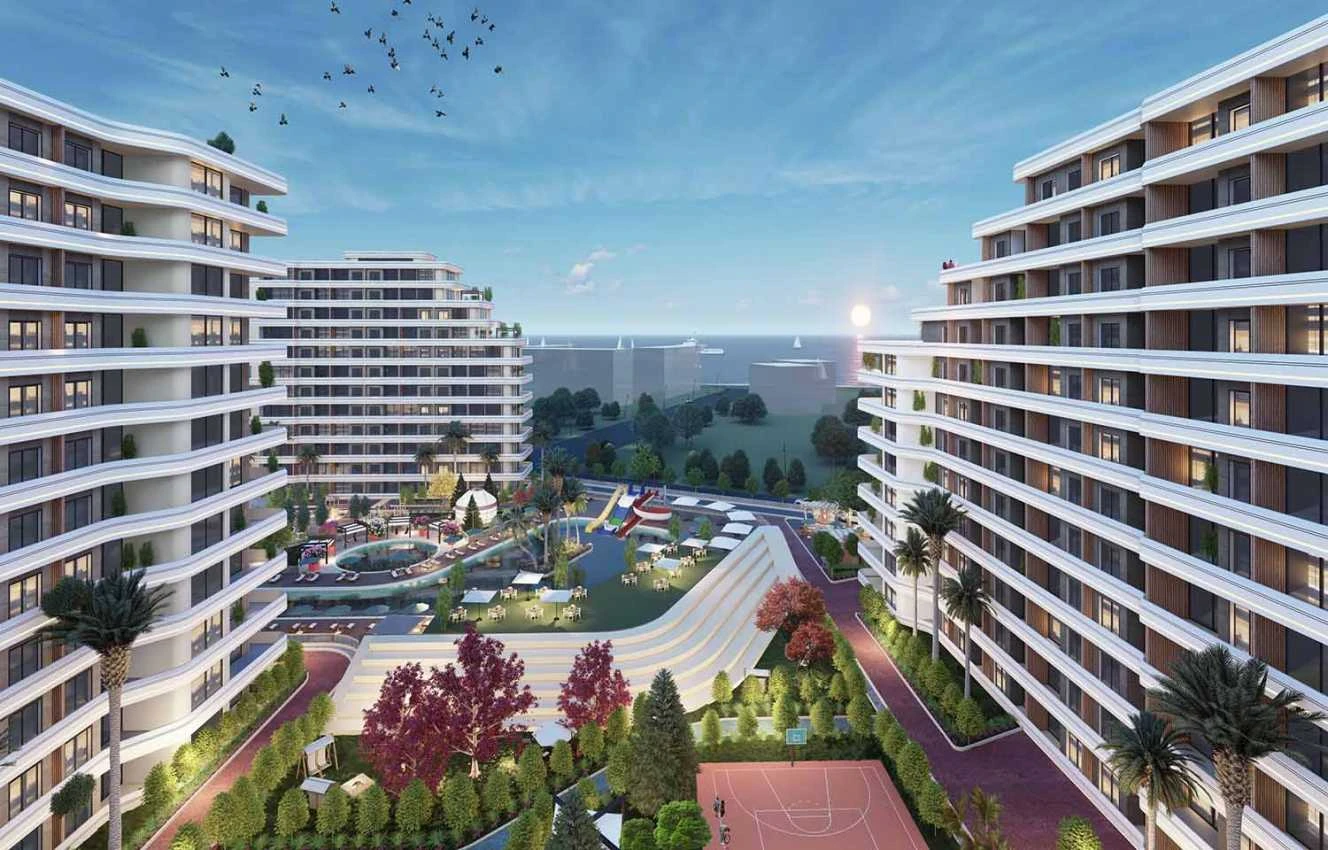 housebind Современный жилой комплекс, в тихом и спокойном районе Томюк/Мерсин