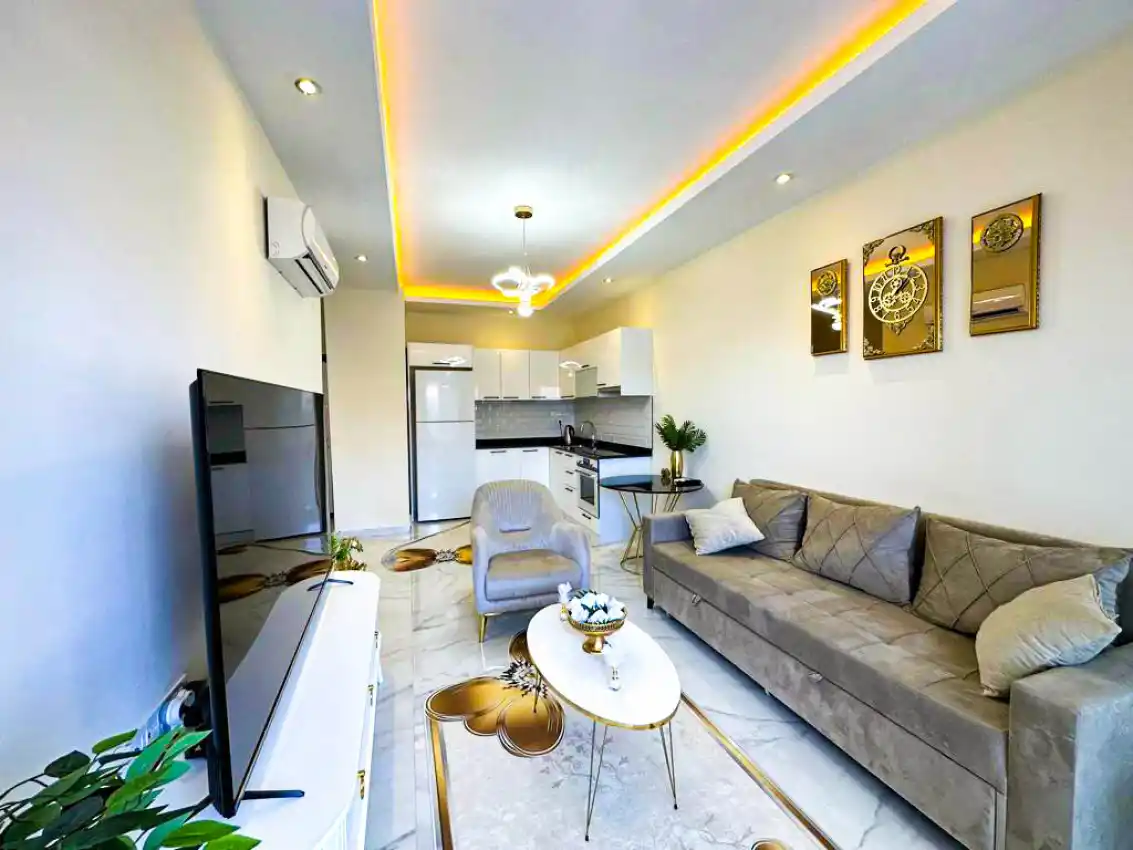 housebind Квартира 1+1 с мебелью в большом комплексе в Кестель