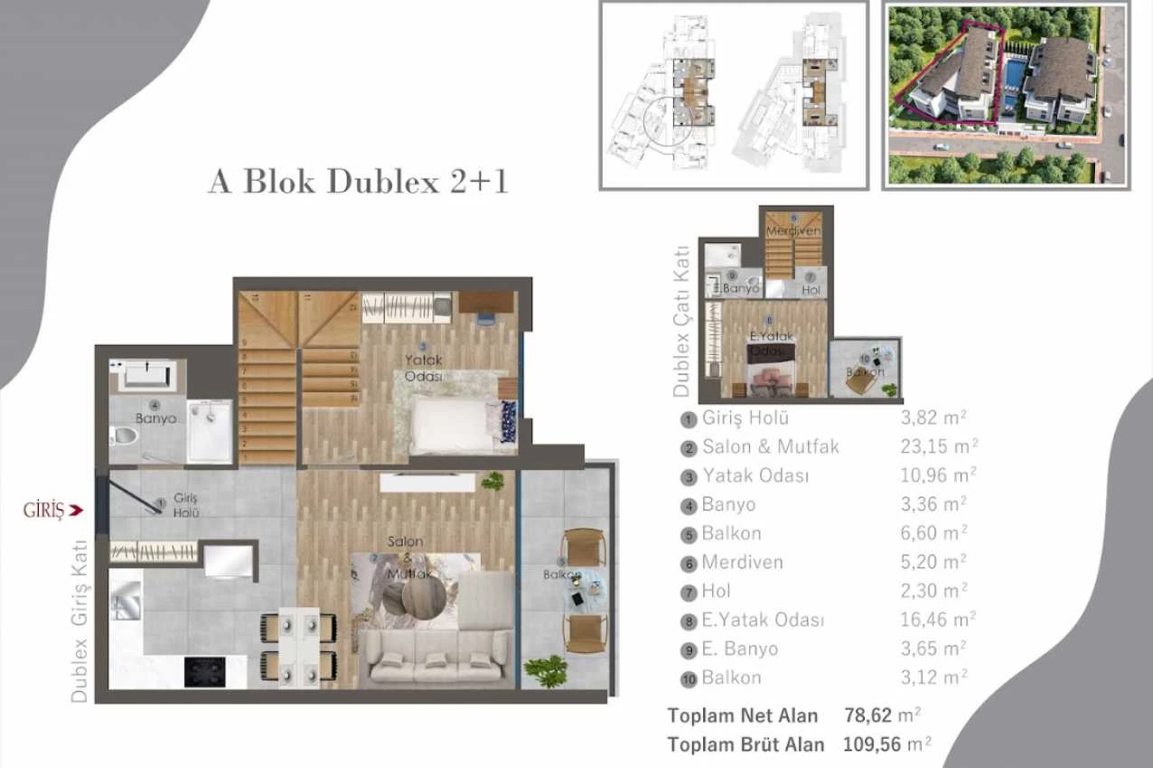 housebind Просторные квартиры 1+1 ,2+1 ,2+1 Дуплекс, 3+1 Дуплекс  Анталии / Муратпаша